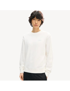 Sweatshirt Brodé En Coton Blanc Cassé Homme Kenzo présenté porté de face｜Boutique Homme Toulouse
