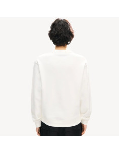 Sweatshirt Brodé En Coton Blanc Cassé Homme Kenzo présenté porté de face｜Boutique Homme Toulouse 2