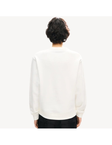 Sweatshirt Brodé En Coton Blanc Cassé Homme Kenzo présenté porté de dos｜Boutique Homme Toulouse