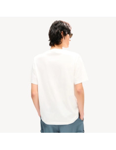 T-Shirt Brodé 'KENZO Signature' En Coton Blanc Homme Kenzo présenté porté de face｜Boutique Homme Toulouse 2