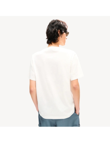 T-Shirt Brodé 'KENZO Signature' En Coton Blanc Homme Kenzo présenté porté de dos|Boutique Homme Toulouse T-Shirt Brodé 'KENZO Signature' En Coton Blanc Homme Kenzo présenté porté de dos|Boutique Homme Toulouse