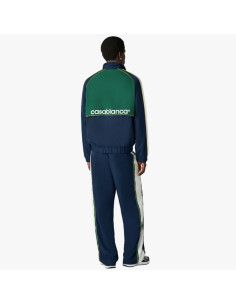 Veste Coupe-Vent À Carreaux Vert Et Bleu Marine Homme Casablanca présenté porté de face｜Boutique Homme Toulouse 2