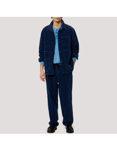 Veste Arzur Bleu Indigo Homme Isabel Marant présenté porté de face｜Boutique Homme Toulouse