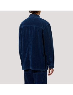 Veste Arzur Bleu Indigo Homme Isabel Marant présenté porté de face｜Boutique Homme Toulouse 2