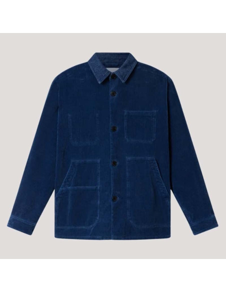 Veste Arzur Bleu Indigo Homme Isabel Marant porté de face｜Boutique Homme Toulouse