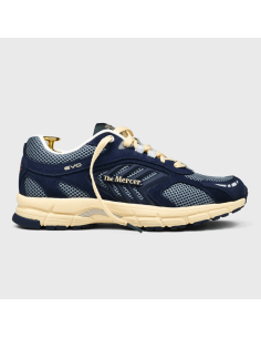 Sneaker The Re-Run Evo New York Navi Homme The Mercer Brand présentée portée de face｜Magasin Homme Toulouse