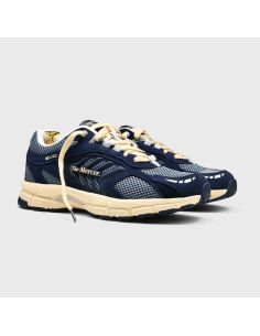 Sneaker The Re-Run Evo New York Navi Homme The Mercer Brand présentée portée de face｜Magasin Homme Toulouse 2