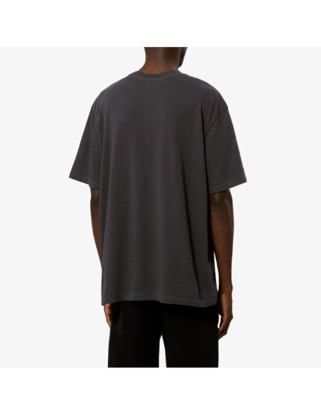 Tee Shirt Hiroe Noir Délavé Homme Isabel Marant présenté porté de dos｜Boutique Homme Toulouse