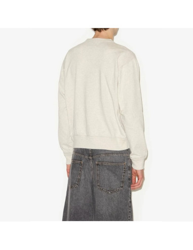 Sweat Shirt Mikoy Écru Homme Isabel Marant présenté porté de dos|Boutique Homme Toulouse Sweat Shirt Mikoy Écru Homme Isabel Marant présenté porté de dos|Boutique Homme Toulouse