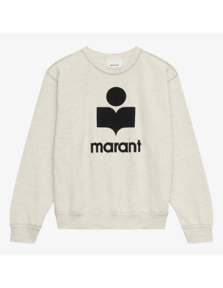 Sweat Shirt Mikoy Écru Homme Isabel Marant présenté de face｜Boutique Homme Toulouse