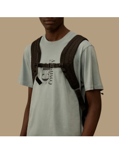 Sac À Dos Nylon B Lens Noir Homme C.P. Company présenté porté de dos｜Boutique Homme Toulouse 2