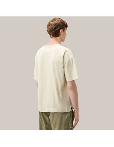 T-Shirt 20/1 Jersey Blanc Homme C.P. Company présenté porté de dos|Boutique Homme Toulouse T-Shirt 20/1 Jersey Blanc Homme C.P. Company présenté porté de dos|Boutique Homme Toulouse