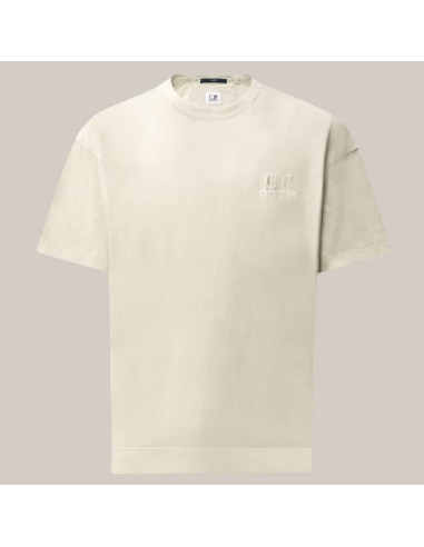T-Shirt 20/1 Jersey Blanc Homme C.P. Company présenté de face|Boutique Homme Toulouse T-Shirt 20/1 Jersey Blanc Homme C.P. Company présenté de face|Boutique Homme Toulouse