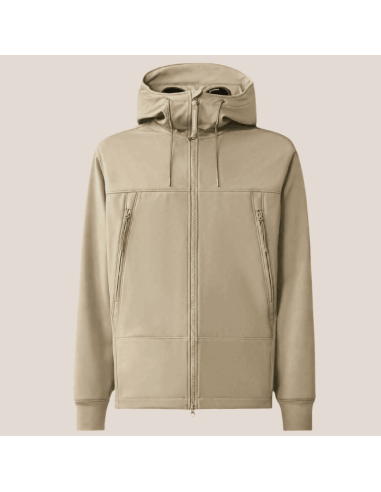 Veste Shell-R Goggle Fallen Rock Beige Homme C.P. Company présentée de face|Magasin Homme Toulouse Veste Shell-R Goggle Fallen Rock Beige Homme C.P. Company présentée de face|Magasin Homme Toulouse