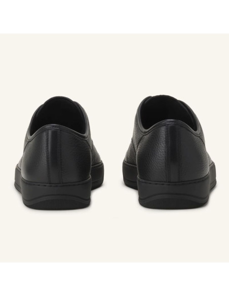 Sneakers DBB1 En Cuir Grainé Et Nappa Noir Homme Lanvin présentées portées de dos｜Magasin Homme Toulouse