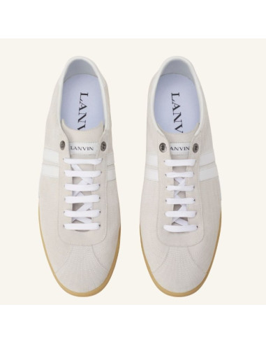 Sneakers Glen 2.0 En Cuir Blanc Homme Lanvin présentées portées de haut|Magasin Homme Toulouse Sneakers Glen 2.0 En Cuir Blanc Homme Lanvin présentées portées de haut|Magasin Homme Toulouse