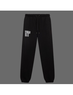 Pantalon De Survêtement Motion Arrow Noir Homme Off-White présenté de face｜Magasin Homme Toulouse