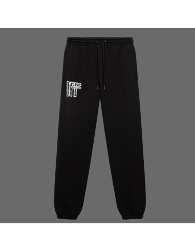 Pantalon De Survêtement Motion Arrow Noir Homme Off-White présenté de face｜Magasin Homme Toulouse