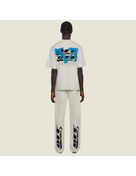 Pantalon De Survêtement Half Gris Homme Off-White présenté porté de dos｜Magasin Homme Toulouse
