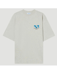 T-Shirt Half Gris Homme Off-White présenté de face｜Magasin Homme Toulouse
