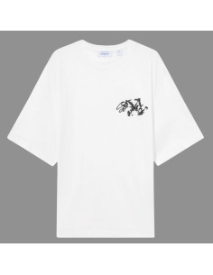 T-shirt Arrow Blanc Homme Off-White présenté de face｜Magasin Homme Toulouse