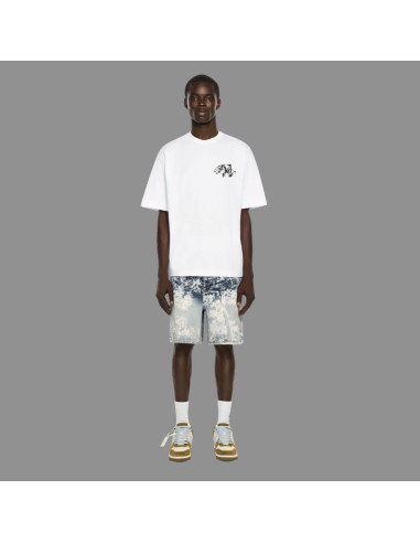 T-shirt Arrow Blanc Homme Off-White présenté porté de face|Magasin Homme Toulouse T-shirt Arrow Blanc Homme Off-White présenté porté de face|Magasin Homme Toulouse