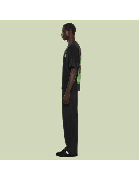 Bacco Arrow Skate Noir Vintage Homme Off-White présenté porté de profil｜Magasin Homme Toulouse