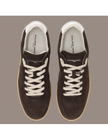 Sneaker Pgal Low Brun Homme Philippe Model présentée du dessus|Magasin Homme Toulouse Sneaker Pgal Low Brun Homme Philippe Model présentée du dessus|Magasin Homme Toulouse