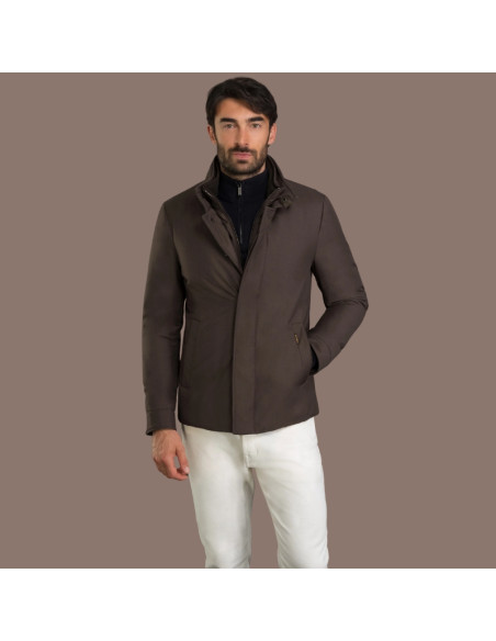 Sargent-Pum Glace Homme Moorer présentée portée de face fermée｜Magasin Homme Toulouse