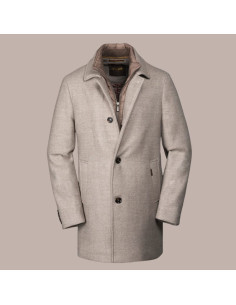Monferrato-LP Taupe Homme Moorer présentée de face｜Magasin Homme Toulouse