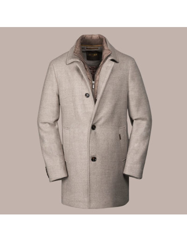 Monferrato-LP Taupe Homme Moorer présentée de face|Magasin Homme Toulouse Monferrato-LP Taupe Homme Moorer présentée de face|Magasin Homme Toulouse