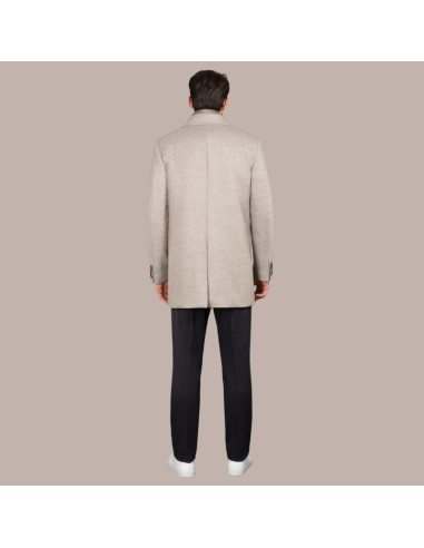 Monferrato-LP Taupe Homme Moorer présentée portée de dos|Magasin Homme Toulouse Monferrato-LP Taupe Homme Moorer présentée portée de dos|Magasin Homme Toulouse