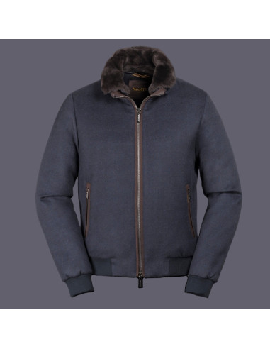 Bellati-LS9 Bleu Gris Homme Moorer présentée de face|Magasin Homme Toulouse Bellati-LS9 Bleu Gris Homme Moorer présentée de face|Magasin Homme Toulouse