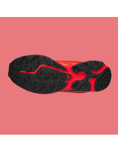 XT-EVO Noir Rouge Flamboyant Homme Salomon présentée du dessous|Magasin Homme Toulouse XT-EVO Noir Rouge Flamboyant Homme Salomon présentée du dessous|Magasin Homme Toulouse