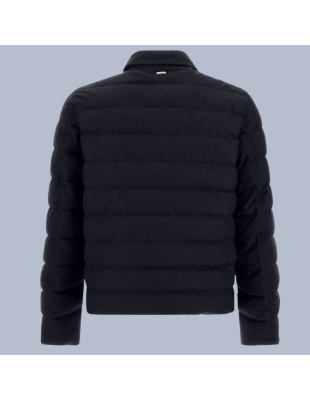Blouson New Blu Homme Herno présenté de dos｜Magasin Homme Toulouse