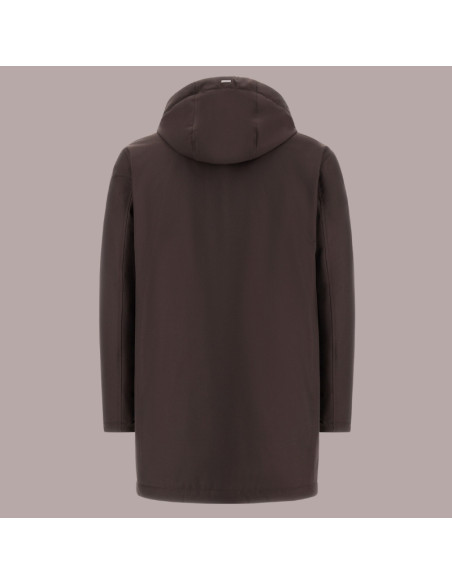 New Business Marron Foncé Homme Herno présenté de dos｜Magasin Homme Toulouse