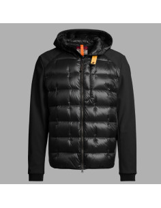 Blouson Vigolo Noir Homme Parajumpers présenté de face｜Magasin Homme Toulouse