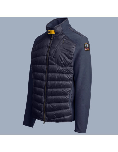 Veste Hybride Jayden Blue Navy Parajumpers présentée de profil|Magasin Homme Toulouse Veste Hybride Jayden Blue Navy Parajumpers présentée de profil|Magasin Homme Toulouse