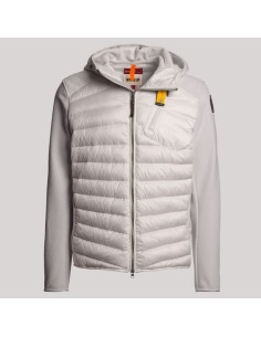 Veste Hybride Nolan Gris Homme Parajumpers présentée de face｜Magasin Homme Toulouse