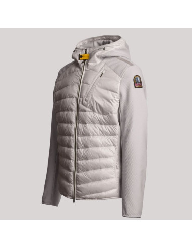 Veste Hybride Nolan Gris Homme Parajumpers présentée de profil|Magasin Homme Toulouse Veste Hybride Nolan Gris Homme Parajumpers présentée de profil|Magasin Homme Toulouse