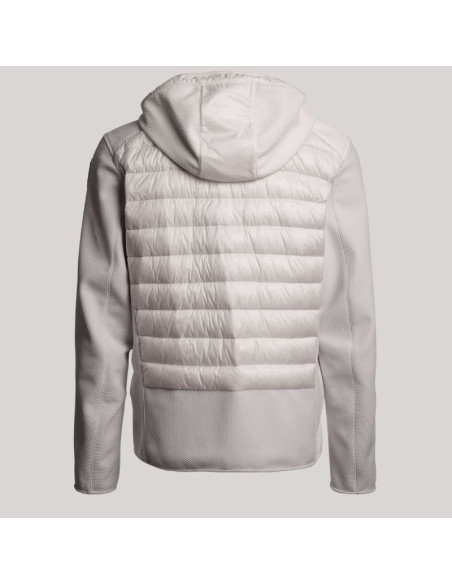 Veste Hybride Nolan Gris Homme Parajumpers présentée de dos｜Magasin Homme Toulouse