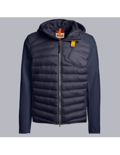 Veste Hybride Nolan Bleu Marine Homme Parajumpers présentée de face｜Magasin Homme Toulouse