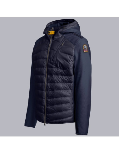 Veste Hybride Nolan Bleu Marine Homme Parajumpers présentée de profil|Magasin Homme Toulouse Veste Hybride Nolan Bleu Marine Homme Parajumpers présentée de profil|Magasin Homme Toulouse