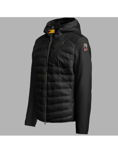 Veste Hybride Nolan Noire Homme Parajumpers présentée de profil|Magasin Homme Toulouse Veste Hybride Nolan Noire Homme Parajumpers présentée de profil|Magasin Homme Toulouse