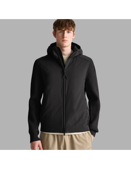 Rocher River Noire Homme Parajumpers présentée portée de face｜Magasin Homme Toulouse