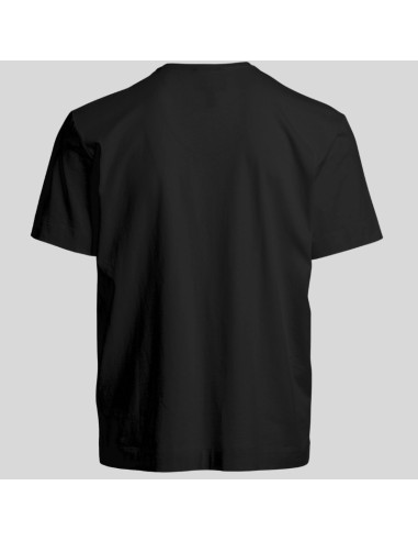 T-Shirt Mojave 2.0 Noir Homme Parajumpers présenté porté de dos|Magasin Homme Toulouse T-Shirt Mojave 2.0 Noir Homme Parajumpers présenté porté de dos|Magasin Homme Toulouse