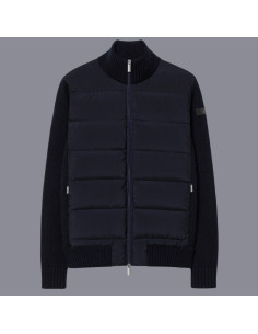 Wool Cash 7 Hybrid Duck Bleu Marine Homme RRD présenté porté de face｜Magasin Homme Toulouse