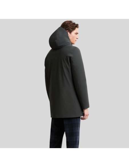 Parka Surflex Winter Down Under Floating Verte RRD présentée portée de dos｜Magasin Homme Toulouse