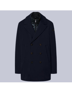 Caban RRD Surflex Winter Thermo Bleu Marine présenté de face｜Magasin Homme Toulouse