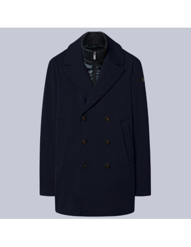 Caban RRD Surflex Winter Thermo Bleu Marine présenté de face｜Magasin Homme Toulouse